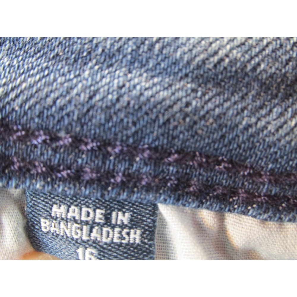 J. JILL Authentic Fit Slim Ankle Jeans Womens 16 Blue Denim Mid Rise Stretch - Picture 9 of 16